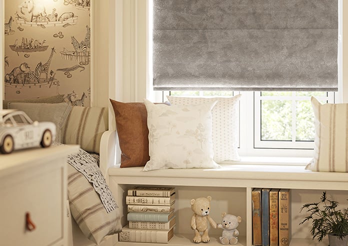 Crushed Velvet, Champagne - Twist&Fit Roman Blind - Image 5